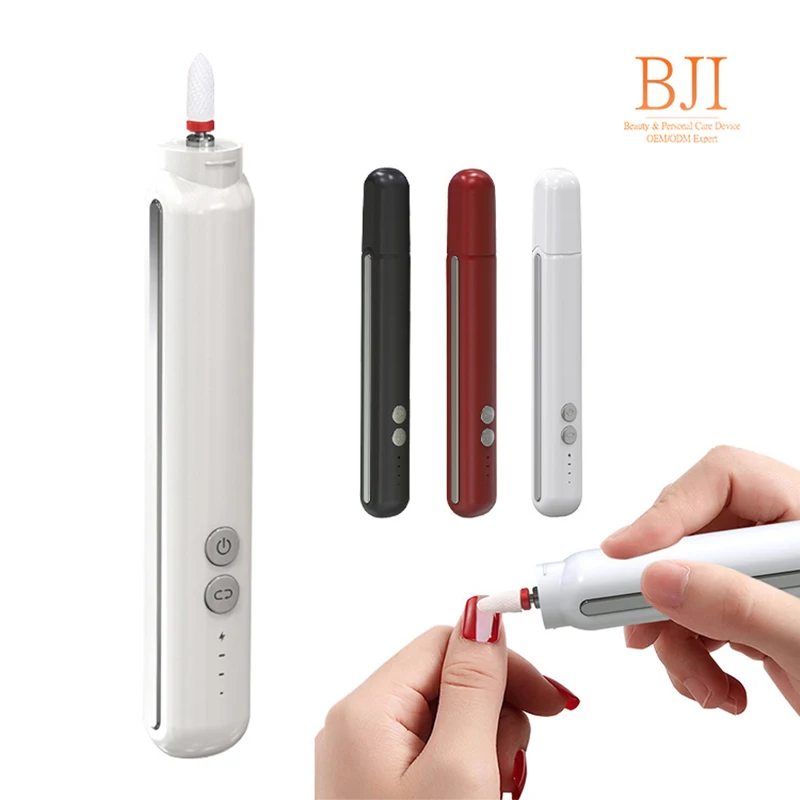 

Mini Rechargeable Wireless Nail Drill Machine Ceramic Head Electric Protable Manicure with LED Light