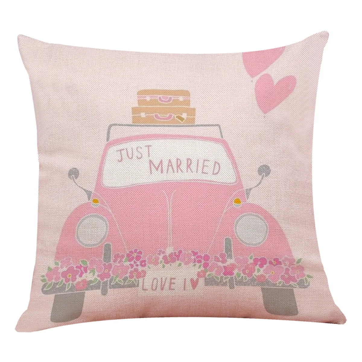 Классический чехол для диванной подушки с принтом автомобиля дивана и кровати