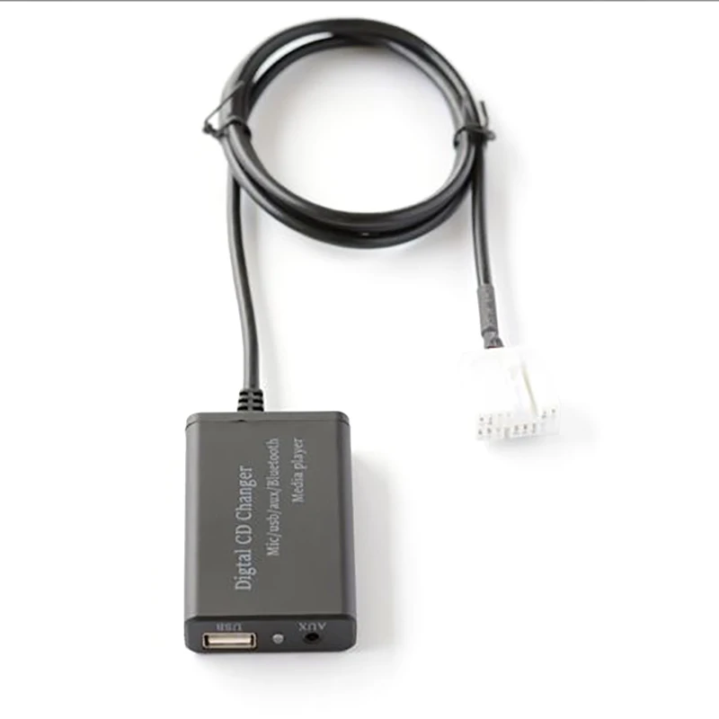 Адаптер громкой связи USB AUX Bluetooth-совместимый для автомобиля цифровой музыкальный