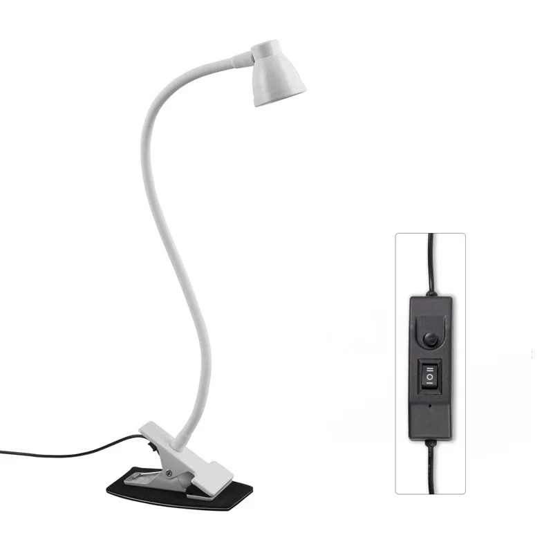 Гибкая Складная Настольная лампа с держателем на клипсе мощный ночник питанием