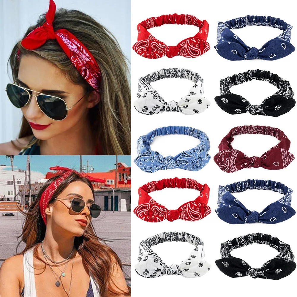 

CYGJFC Женская повязка на голову винтажная перекрестная эластичная повязка для волос женские аксессуары для волос тюрбан головная повязка банданы с украшениями