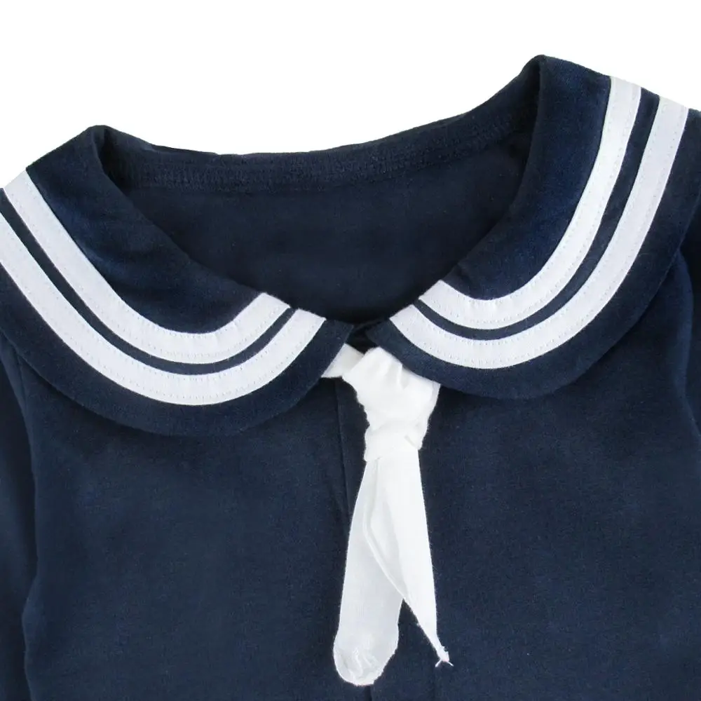 Матросское платье для маленьких девочек боди костюм хэллоуивечерние малышей