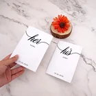 Персонализированные Романтические свадебные клятвы книга пользовательские имена свадебные подарки для жениха и невесты декларация Любви Набор из 2 книг