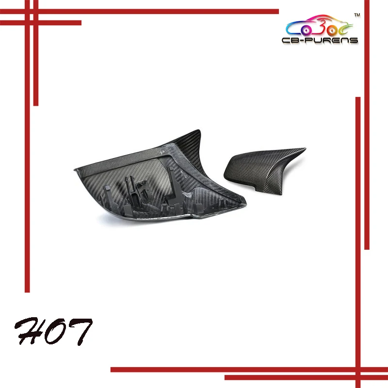 

For BMW 1 2 3 4 Series F20 F21 F22 F23 F30 F31 F32 F33 F35 F36 X1 E84 M2 F87 OX Horn Shape Replace ABS/Carbon Fiber Mirror Cover