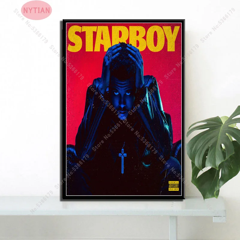 NT940 The Weeknd надувные шары со звездным домом альбомом рэп музыки картина постер