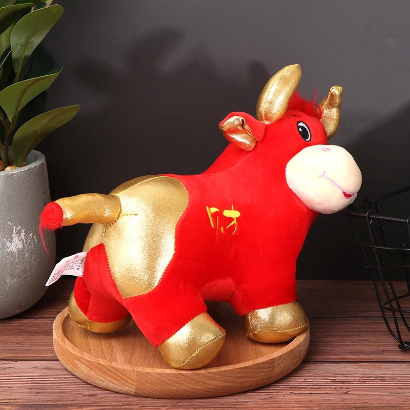 2021 симпатичное китайское платье в стиле Окс плюшевый бычок Танг мягкие игрушки