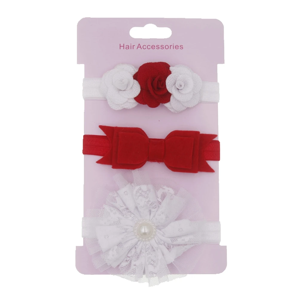 Детские головные уборы с жемчугом Цветочная повязка на голову для девочек