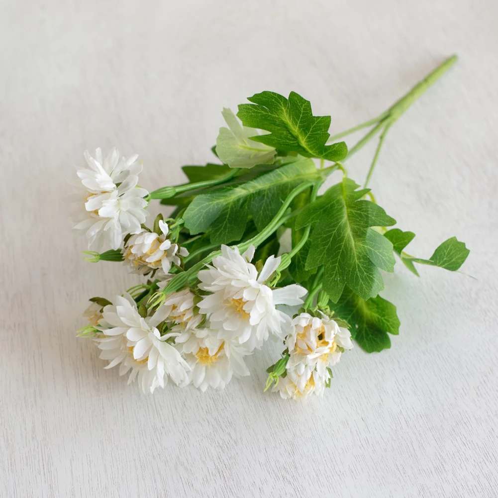 

1Pc 10 Heads Artificial Chrysanthemum Wedding Party Bridal Bouquet Home Decor