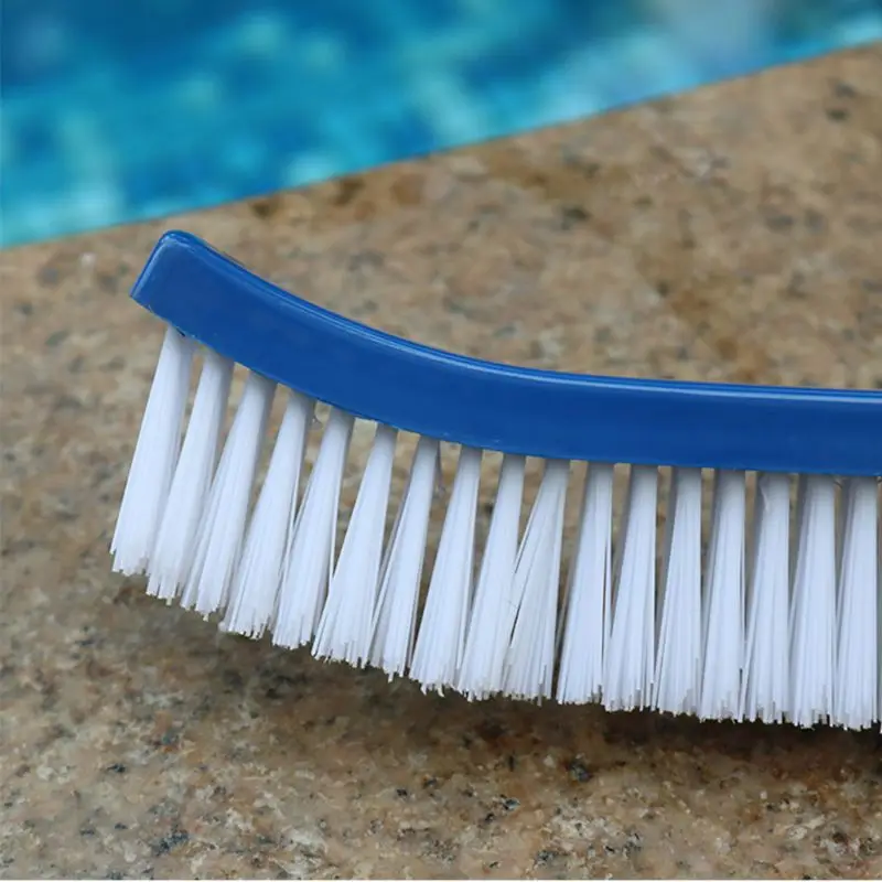 Широкие плоские щетки для чистки бассейна 18 дюймов пластиковые щетинки и зажимы