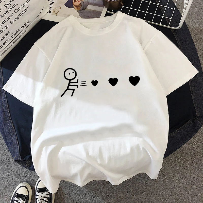 

Love angel printed t shirt women 90s Graphic T-shirt Harajuku Tops Tee Cute Short Sleeve animal tshirt Female Tshirts