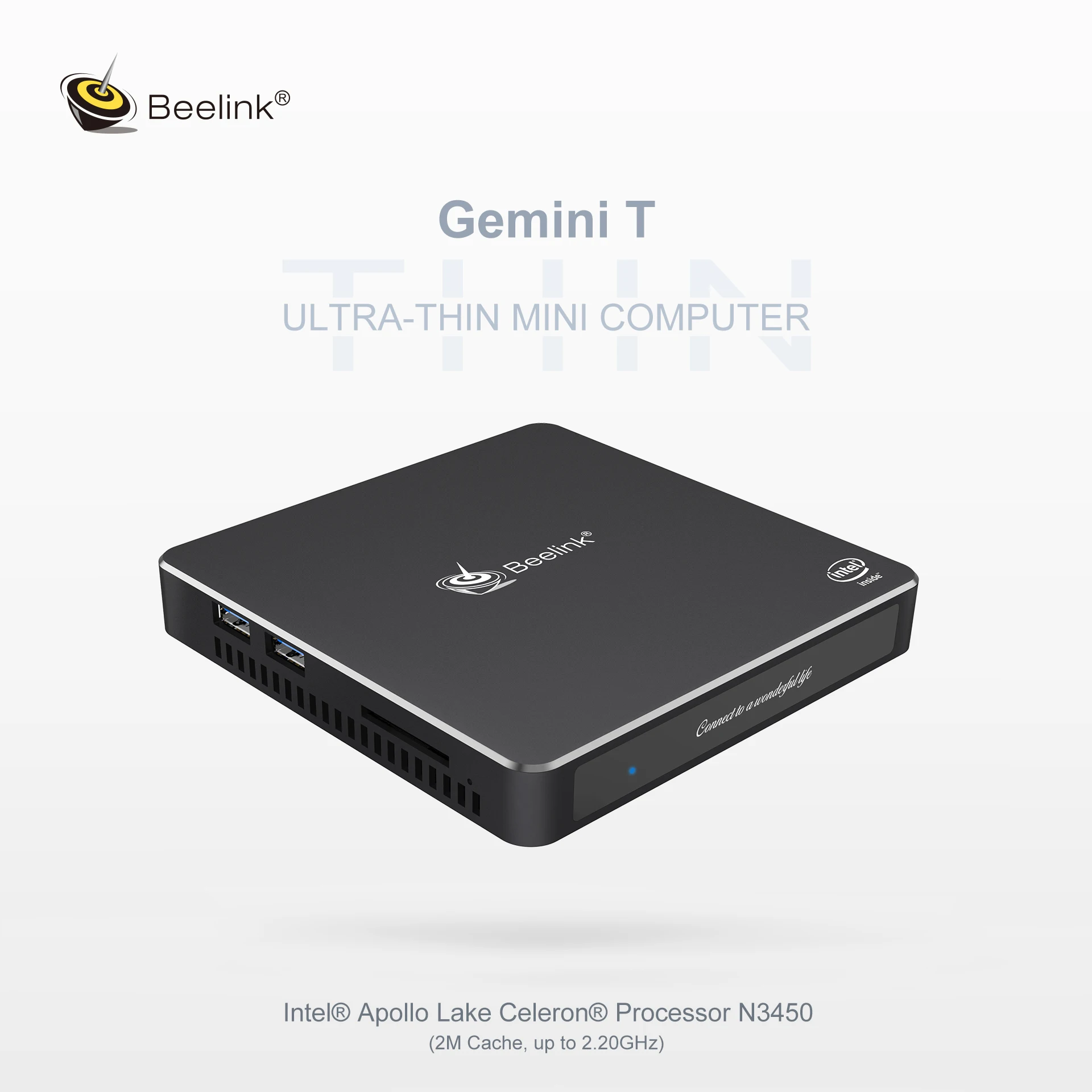 Beelink T34 мини ПК Intel Celeron N3450 8G RAM 128GB / 256GB 512GB /1T ROM Win10 USB3.0 BT4.0 Dual HDMI WIFI 2 4G + 5 8G|Мини ПК| |