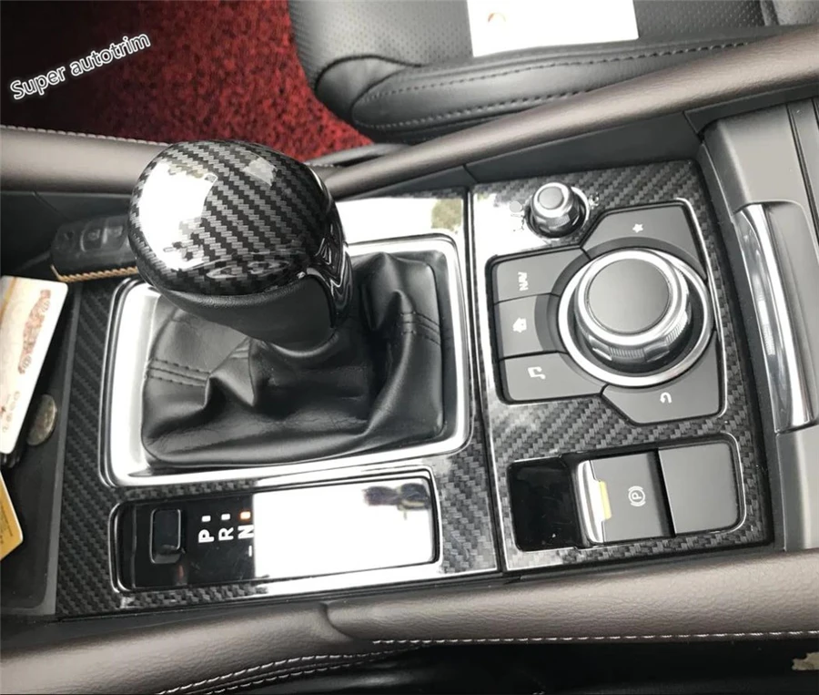 Lapetus Средний центр управления переключения передач панель накладка для Mazda 3 AXELA седан хэтчбек ABS аксессуары интерьер