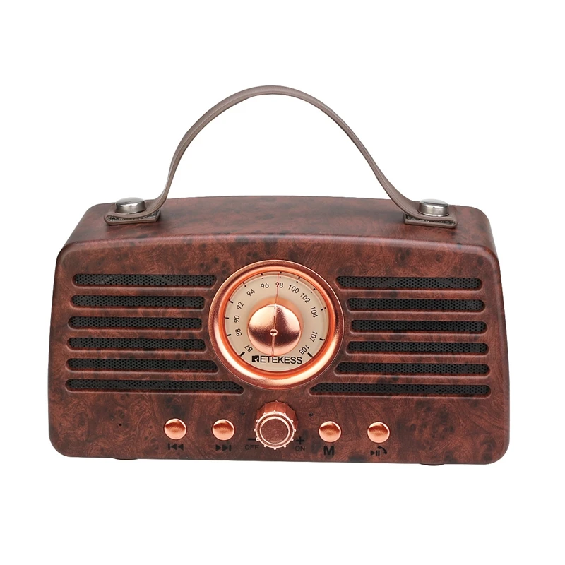 Retekess TR607 классический ретро fm-радио приемник портативное украшение MP3 Радио