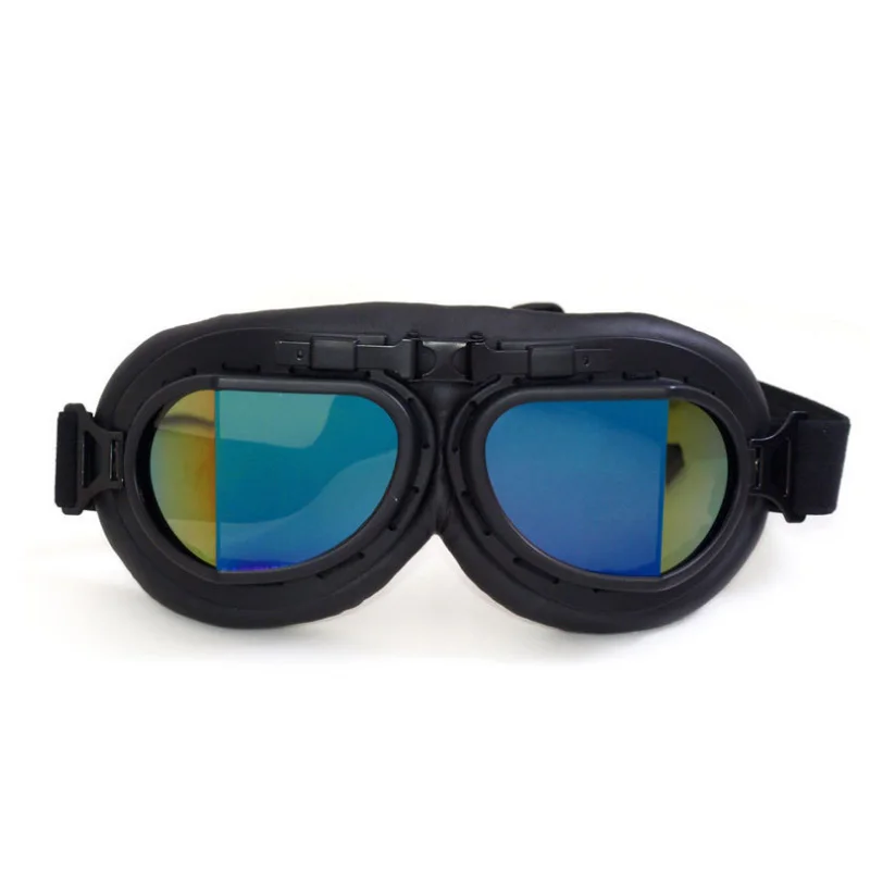 

NEW WWII Vintage style motorcycle motocross moto goggles Scooter Goggle Glasses Aviator Pilot Cruiser