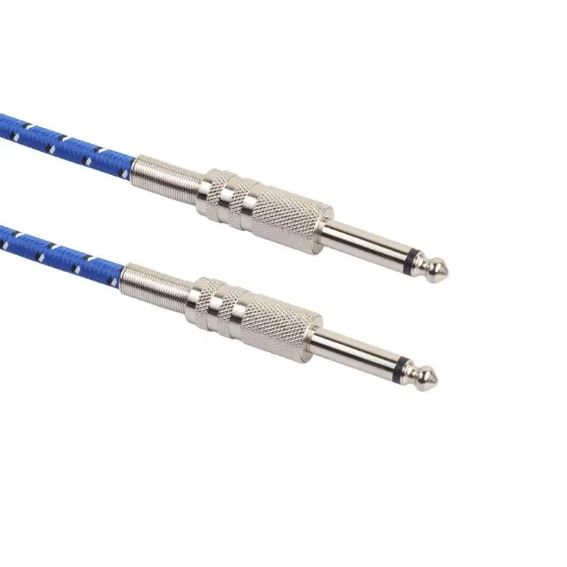 professional audio konvertieren kabel 635mm stecker auf stecker audio kabel mono kanal stereo für elektrische gitarre free global shipping