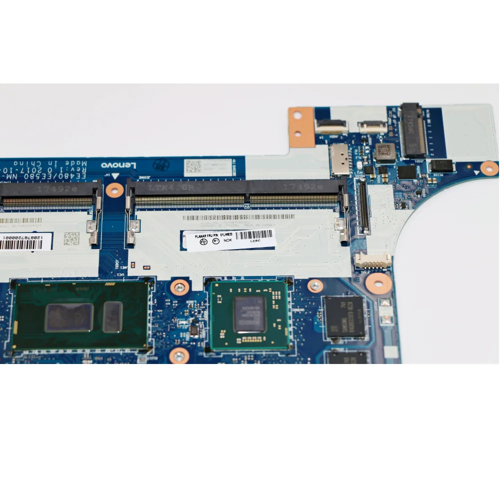 Новая оригинальная материнская плата для ноутбука E580 i7-8550U 2G FRU 01LW920 | Компьютеры и