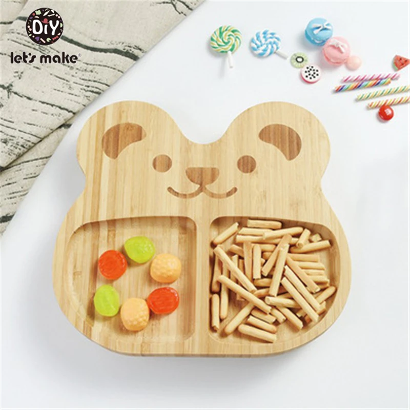 

1 шт., силиконовая чаша на присоске, из бамбука