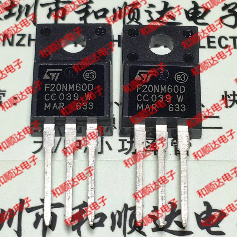 

10pcs/lot STF20NM60D F20NM60D New stock TO-220F 600V 20A