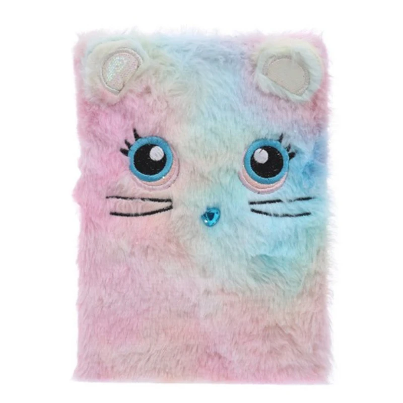

Cartoon Plush Notebook Cute Cat Panda Notepad Office Stationery School Supplies