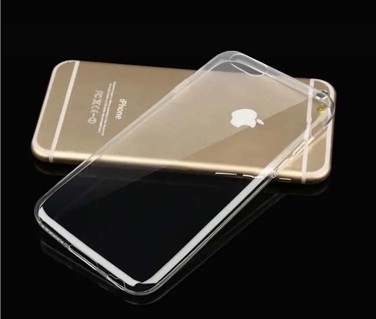 Прозрачный чехол роскошный мягкий из ТПУ для iPhone 7 8 6 6s Plus 8Plus X XS MAX XR прозрачный