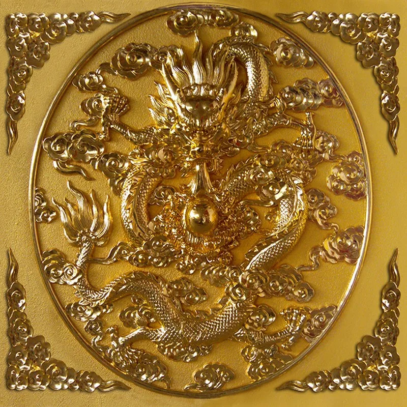 

Drop Shipping Photo Wallpaper 3D Luxurious Pattern Wallpaper KTV Theme Hotel Lobby Restaurant Club Decoration Dragon Ceiling