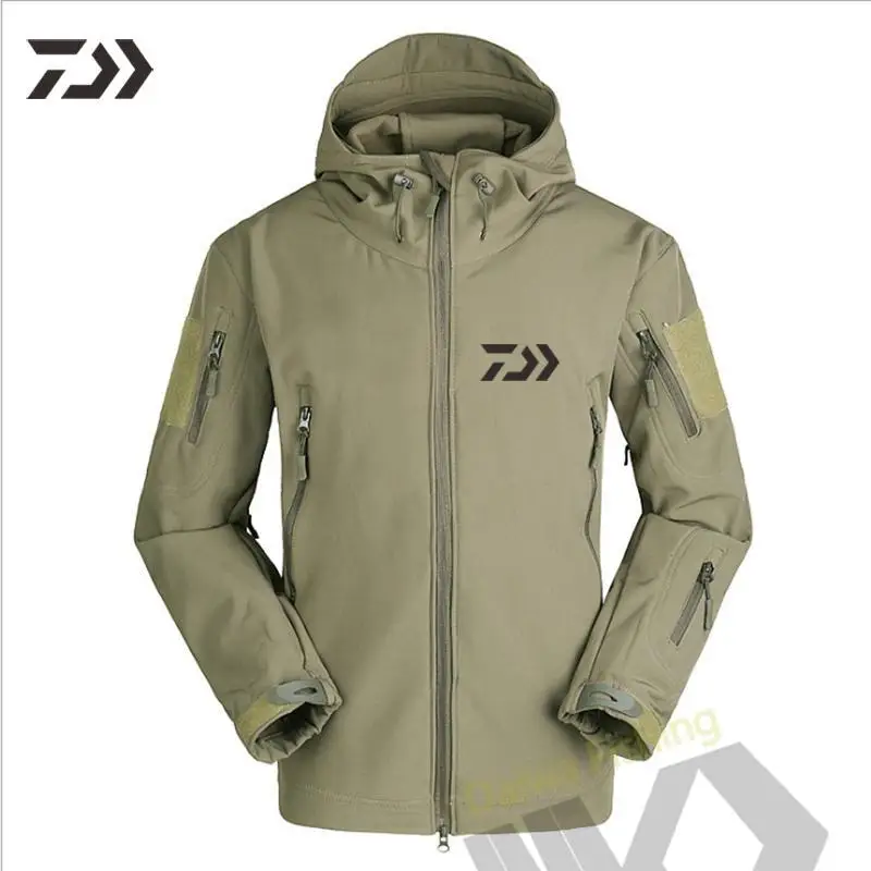 

Daiwa Fishing Jackets Windproof Warm Fishing Clothes Winterproof Fishing Shirt Outerwear Man Daiwa Clothing for Winter Fishing