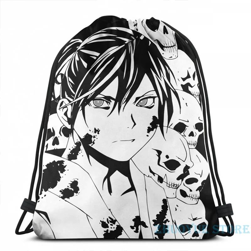 Забавный рюкзак с графическим принтом Yato God of бедствия USB зарядкой мужские