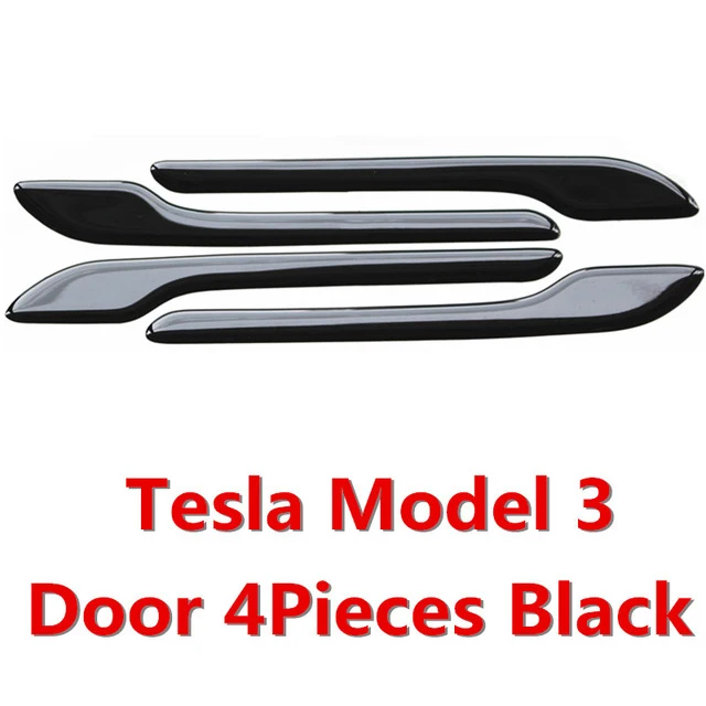4 шт. защитные наклейки на дверную ручку автомобиля Tesla Model 3|Внешние дверные ручки|