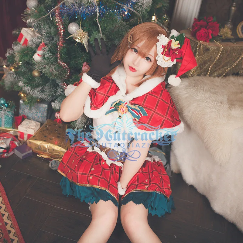 Карнавальный костюм Kunikida Hanamaru LoveLive!SunShine! Aqours девушка клетчатая юбка перчатки