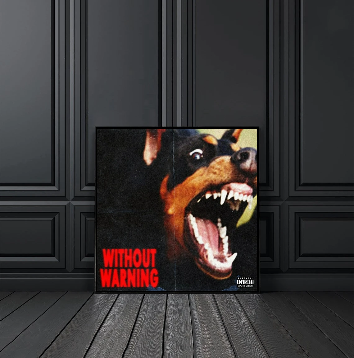 21 savage офсет &amp Metro Boomin без Предупреждение Обложка для музыкального альбома холст