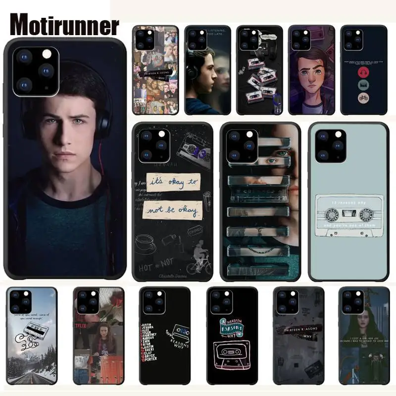 13 причин почему TV Show TPU Мягкий силиконовый чехол для телефона Funda Fundas Coque Cover Etui Iphone