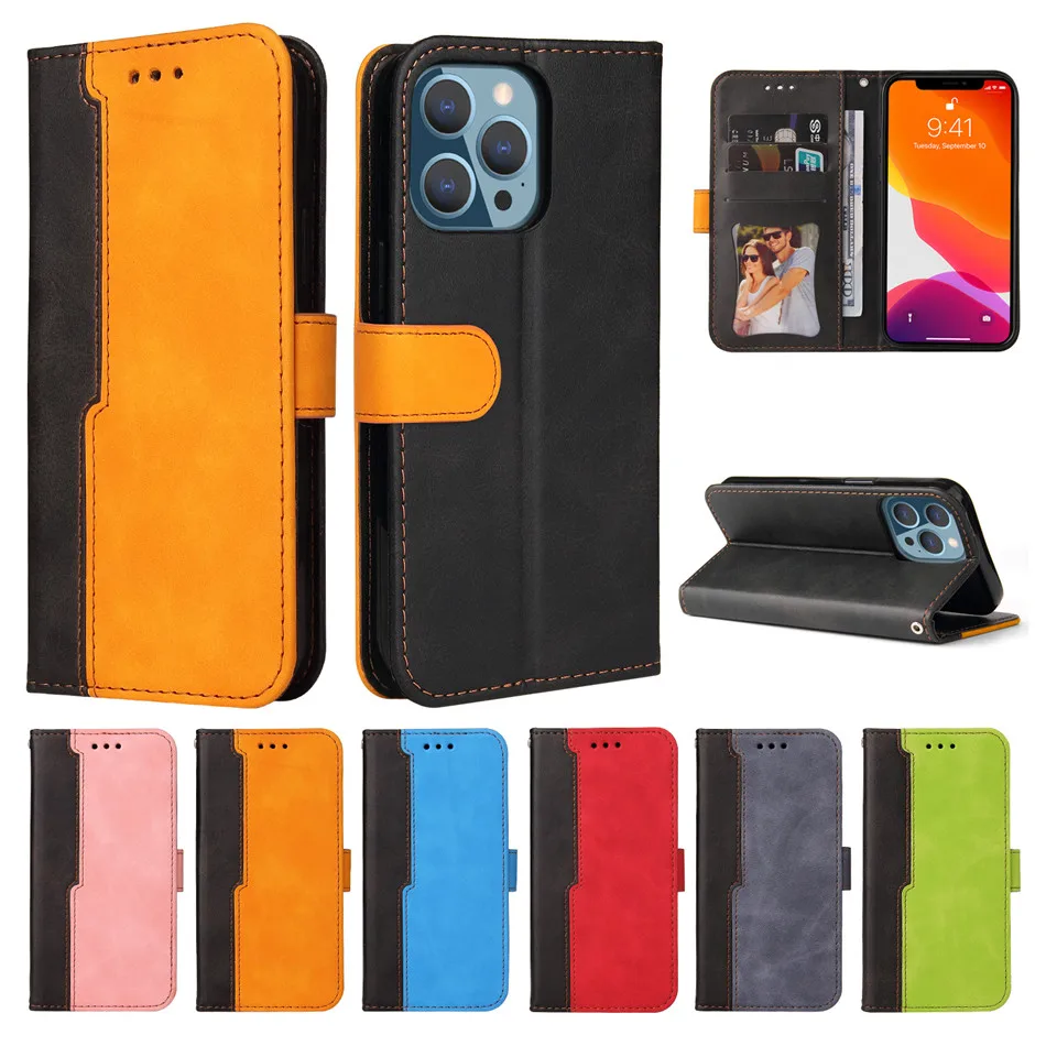 

Business Wallet Phone Case For Google Pixel 6 Pro Cover For OnePlus One Plus Nord CE N200 N2 5G Photo Frame Card Fundas DP27G