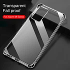 Прозрачный противоударный чехол для Xiaomi MI 10T Pro Poco X3 NFC F1 9T 9 Lite A2 Light A3 6X 8 Se Note 10, мягкий силиконовый чехол, Coque