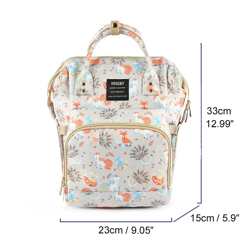 Сумка для мамы с принтом единорога вместительный рюкзак беременных сумка ухода