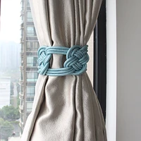 1pc tieback home decor rope curtain tie backs room accessories woven twist knotted polyester curtain strap buckle holder