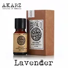Лавандовое эфирное масло AKARZ, топовый бренд уход за кожей лица и тела Spa, ароматическая лампа для ароматерапии, лавандовое масло