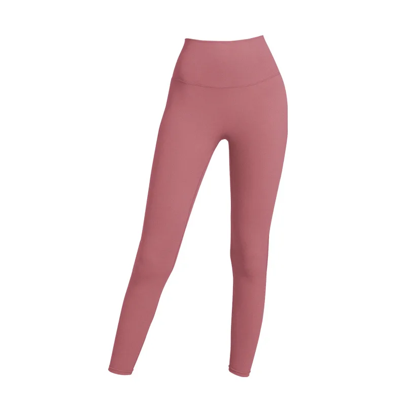 

Women's high-waist seamless leggings fitness pants women's tight sports trousers autumn and winter running peach hips yoga pants
