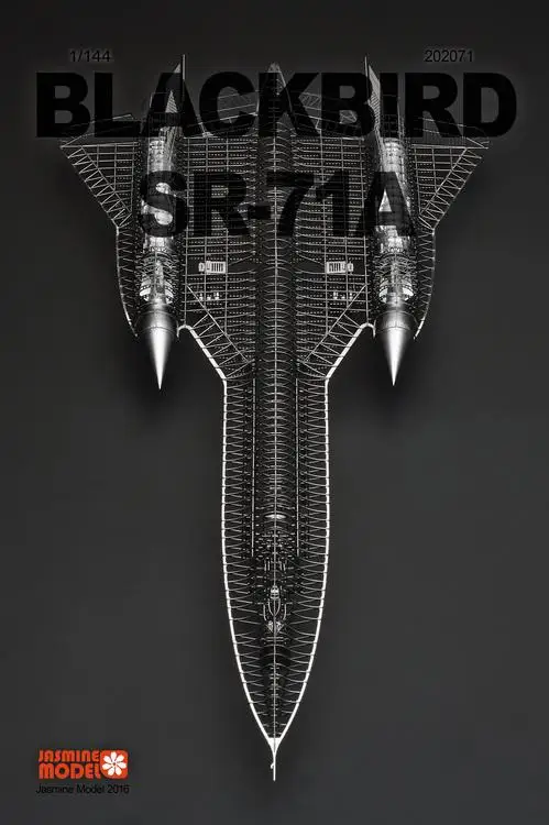 Модель Jasmine kit 1/144 SR-71A BLACKBIRD 202071 пластиковая модель | Игрушки и хобби