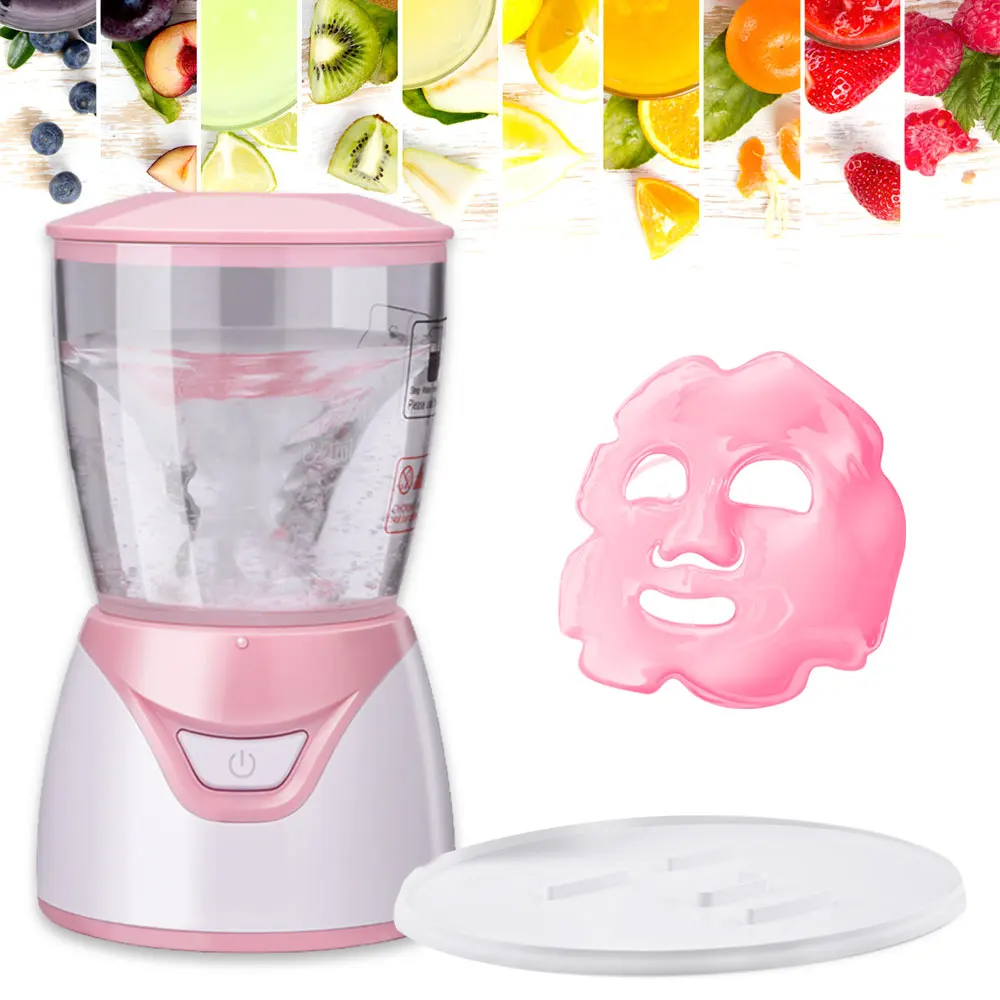 

2021 DIY Face Mask Machine Automatic Fruit Vegetable Natural Collagen Facial Masks Maker Mini Face Mask Machine SPA Skin Care