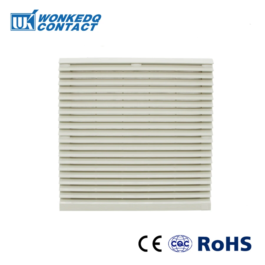 Cabinet Ventilation Filter Set Shutters Cover Fan Waterproof Grille Louvers Blower Exhaust FK-9805-300 Filter Without Fan