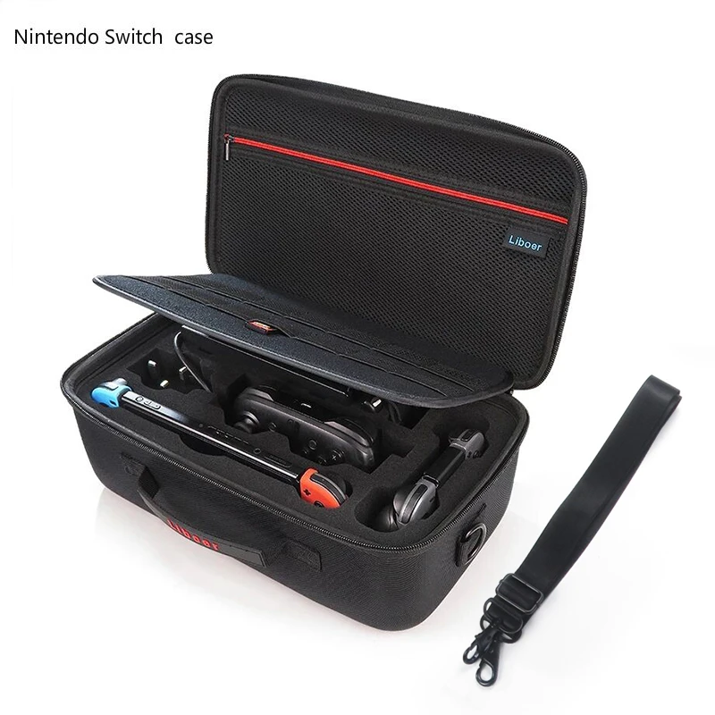 Bolsa para Nintendo Switch Viagem Portátil Capa Protetora Dura Forro Macio Case Nintendo Console & Acessórios