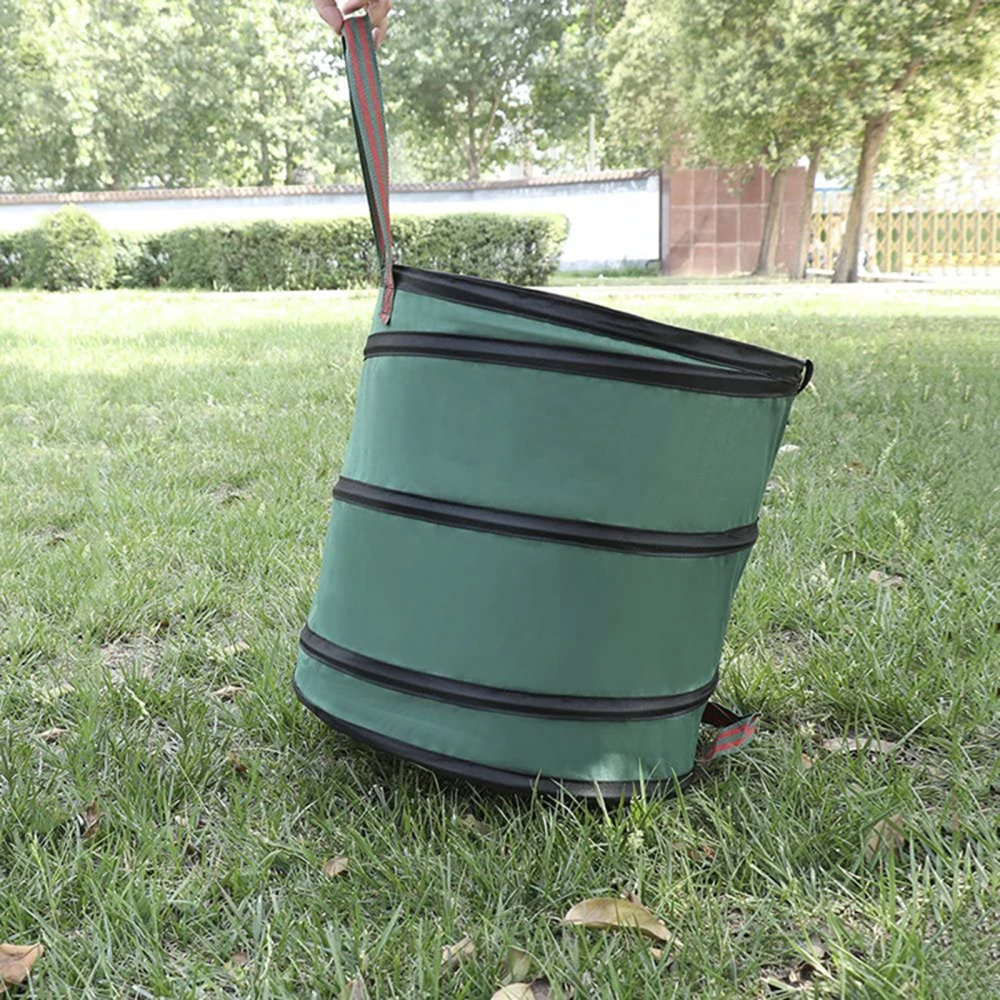 

Waterproof Storage Bags Yard Fallen Leaf Collection Container Drawstring Pocket Recycle For Outdoor High Capacity Bag