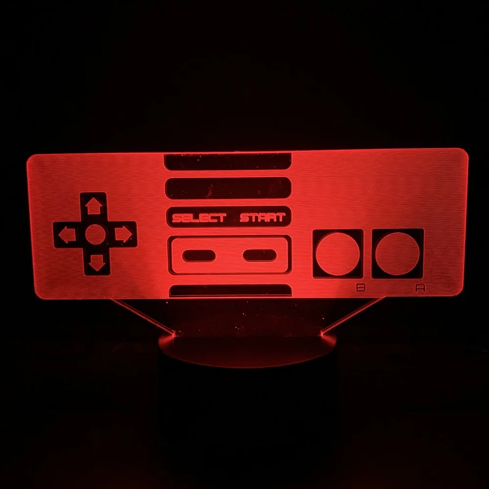 

Светодиодный ночсветильник, игровые контроллеры, лучший подарок для мальчиков, декоративная консоль, светильник для спальни, новинка, визу...