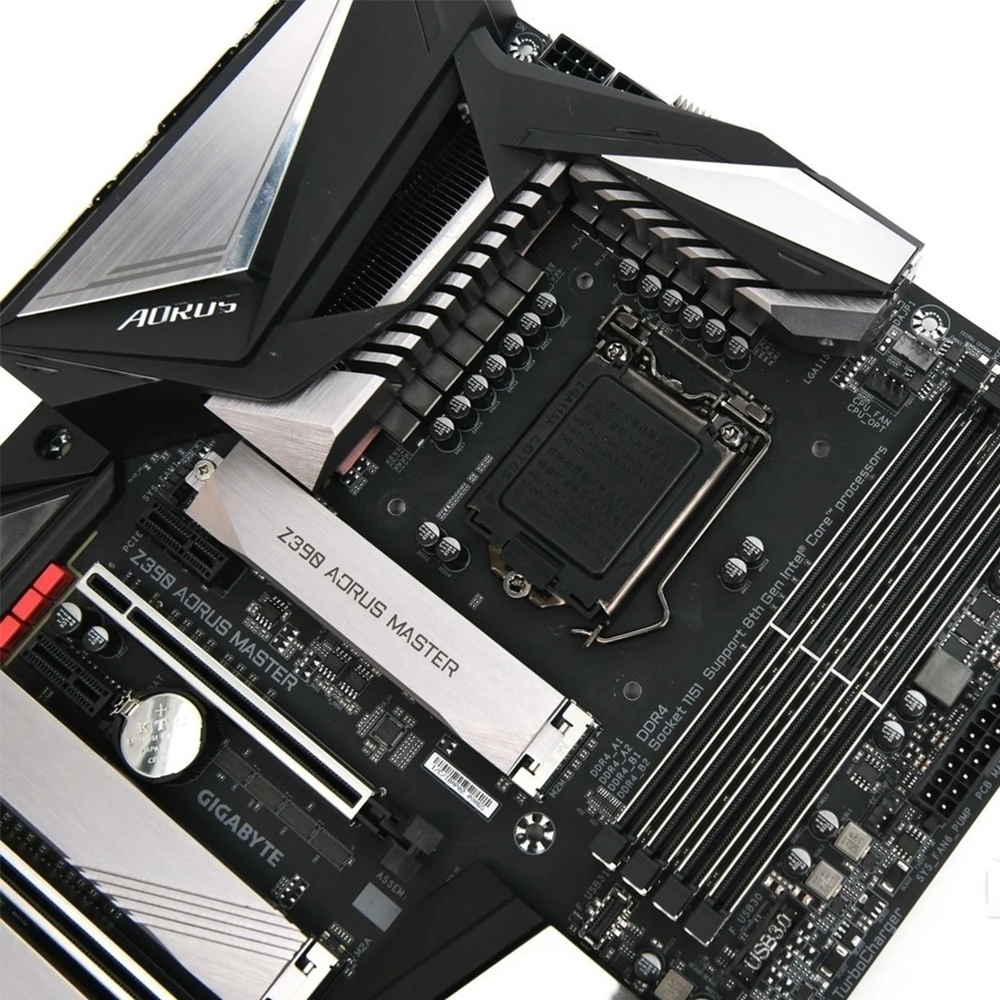 Материнская плата Gigabyte AORUS MASTER Intel Z390 оригинальная б/у для настольного ПК LGA 1151 Core