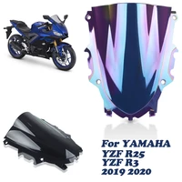 motorcycle accessories windscreen windshield deflector protectors for yamaha yzf r25 r3 2019 2020 yzf r25 yzf r3 yzf r25 r3 2020