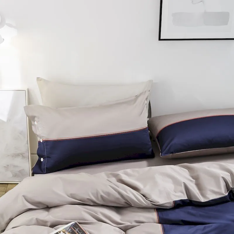 Комплект постельного белья с пододеяльником наволочкой и простыней из