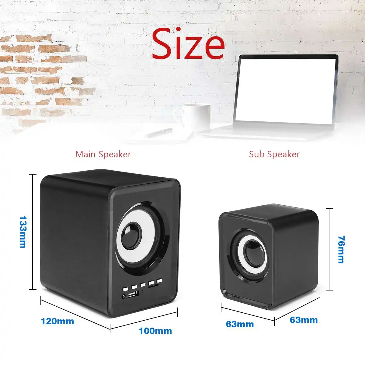 Беспроводной bluetooth сабвуфер динамик 2,1 компьютерные колонки USB источник питания 3,5 мм вход с пультом дистанционного управления Поддержка TF/U диск