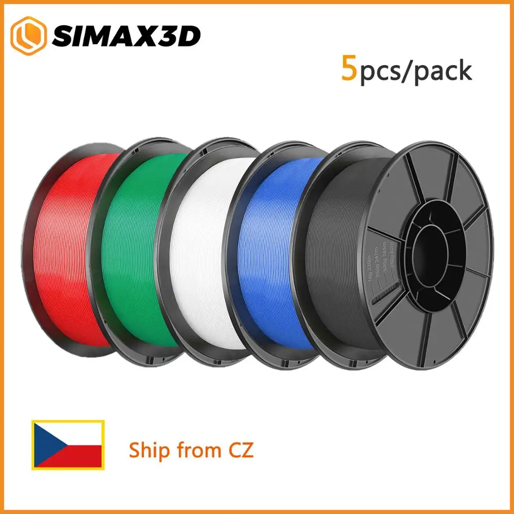 

SIMAX3D 3D Printer Parts PLA Filament 1.75mm PLA 1KG Per Roll PLA Material for 3D Printing filamento pla 3d printer filament