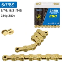bike bicycle 67891011 variable speed golden chain 116 links gold universal full plating rust prevention for shimano sarm