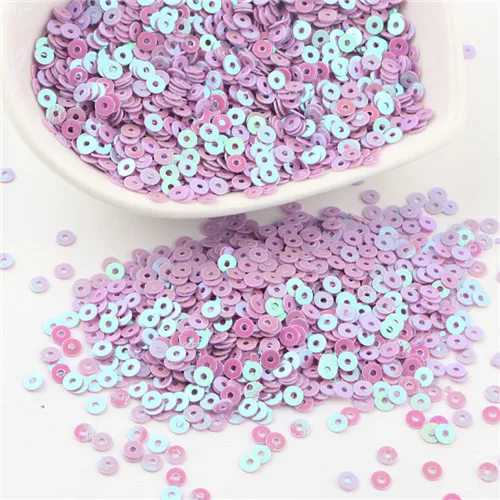 ab purple Мини блестки 3 мм, плоские круглые ПВХ свободные блестки разноцветные Блестки для крафтовые украшения на свадьбу одежды платье DIY аксессуар 20 г - Цвет: ab purple